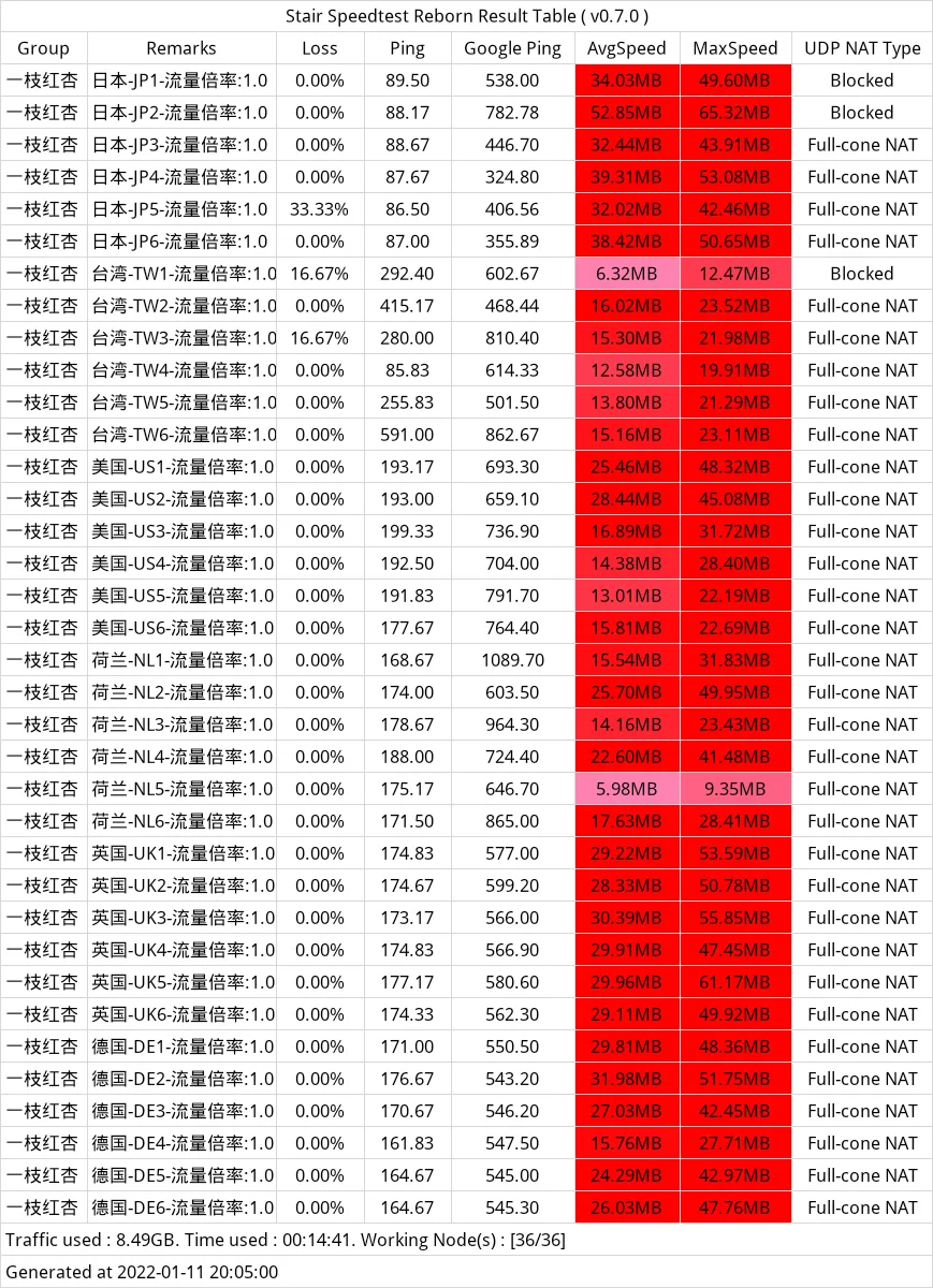 一枝红杏加速器 速度测速